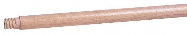 Weiler - 72 x 15/16" Wood Handle for Floor Brushes & Garage Brushes - Threaded Connection, Tan - Eagle Tool & Supply