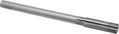 Made in USA - 0.747" Carbide-Tipped 6 Flute Chucking Reamer - Straight Flute, 5/8" Straight Shank, 2-1/2" Flute Length, 9-1/2" OAL - Eagle Tool & Supply