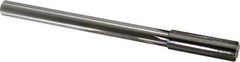Made in USA - 3/4" Carbide-Tipped 6 Flute Chucking Reamer - Straight Flute, 5/8" Straight Shank, 2-1/2" Flute Length, 9-1/2" OAL - Eagle Tool & Supply