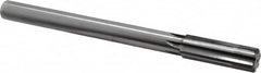 Made in USA - 0.867" Carbide-Tipped 6 Flute Chucking Reamer - Eagle Tool & Supply