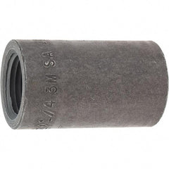 Made in USA - Size 1/2 x 1/4", Class 3,000, Forged Carbon Steel Black Pipe Reducing Coupling - 3,000 psi, Threaded End Connection - Eagle Tool & Supply
