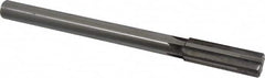 Made in USA - 0.874" Carbide-Tipped 6 Flute Chucking Reamer - Eagle Tool & Supply