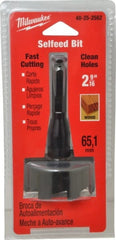 Milwaukee Tool - 2-9/16", 7/16" Hex Shank, Bright Finish, Cobalt Self Feed Drill Bit - Eagle Tool & Supply