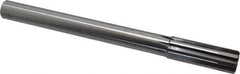Made in USA - 1" Carbide-Tipped 8 Flute Chucking Reamer - Straight Flute, 7/8" Straight Shank, 2-3/4" Flute Length, 10-1/2" OAL - Eagle Tool & Supply