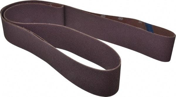 Norton - 3" Wide x 132" OAL, 40 Grit, Aluminum Oxide Abrasive Belt - Aluminum Oxide, Coarse, Coated, Series R228 - Eagle Tool & Supply