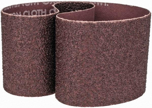 Norton - 3" Wide x 24" OAL, 36 Grit, Aluminum Oxide Abrasive Belt - Aluminum Oxide, Very Coarse, Coated, X Weighted Cloth Backing, Series R228 - Eagle Tool & Supply