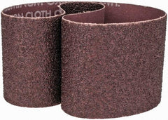 Norton - 3" Wide x 24" OAL, 36 Grit, Aluminum Oxide Abrasive Belt - Aluminum Oxide, Very Coarse, Coated, X Weighted Cloth Backing, Series R228 - Eagle Tool & Supply