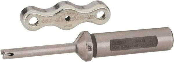 Iscar - 0.295 to 0.311" Diam, 5xD, 1.46" Max Depth, 1/2" Shank Diam, Replaceable Tip Drill - 8 Seat Size, DCM Toolholder, Series ChamDrill - Eagle Tool & Supply
