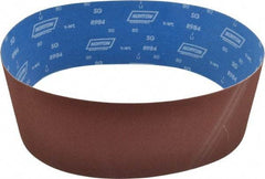 Norton - 6" Wide x 48" OAL, 80 Grit, Ceramic Abrasive Belt - Ceramic, Medium, Coated, Y Weighted Cloth Backing, Series R984 - Eagle Tool & Supply