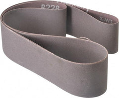 Norton - 2" Wide x 60" OAL, 240 Grit, Aluminum Oxide Abrasive Belt - Aluminum Oxide, Very Fine, Coated, Series R228 - Eagle Tool & Supply