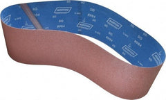 Norton - 6" Wide x 48" OAL, 60 Grit, Ceramic Abrasive Belt - Ceramic, Medium, Coated, Y Weighted Cloth Backing, Series R984 - Eagle Tool & Supply