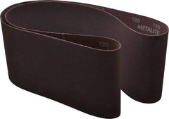 Norton - 6" Wide x 60" OAL, 120 Grit, Aluminum Oxide Abrasive Belt - Aluminum Oxide, Fine, Coated, Series R228 - Eagle Tool & Supply