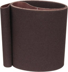 Norton - 4" Wide x 48" OAL, 80 Grit, Aluminum Oxide Abrasive Belt - Aluminum Oxide, Medium, Coated, Series R228 - Eagle Tool & Supply