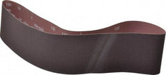 Norton - 4" Wide x 48" OAL, 100 Grit, Aluminum Oxide Abrasive Belt - Aluminum Oxide, Fine, Coated, Series R228 - Eagle Tool & Supply