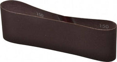 Norton - 3" Wide x 21" OAL, 150 Grit, Aluminum Oxide Abrasive Belt - Aluminum Oxide, Very Fine, Coated, Series R228 - Eagle Tool & Supply