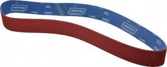 Norton - 2" Wide x 48" OAL, 50 Grit, Ceramic Abrasive Belt - Ceramic, Coarse, Coated, Y Weighted Cloth Backing, Series R981 - Eagle Tool & Supply