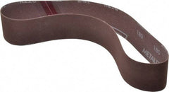 Norton - 2" Wide x 30" OAL, 180 Grit, Aluminum Oxide Abrasive Belt - Aluminum Oxide, Very Fine, Coated, Series R228 - Eagle Tool & Supply