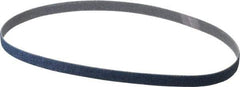 Norton - 1/2" Wide x 24" OAL, 50 Grit, Zirconia Alumina Abrasive Belt - Zirconia Alumina, Coarse, Coated, Y Weighted Cloth Backing, Series R821 - Eagle Tool & Supply