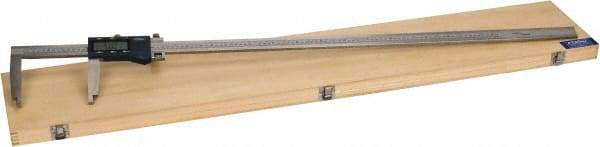 Fowler - 0 to 1,000mm Range, 0.01mm Resolution, Electronic Caliper - 4.9" Jaws, 10mm Accuracy, Serial Output - Eagle Tool & Supply