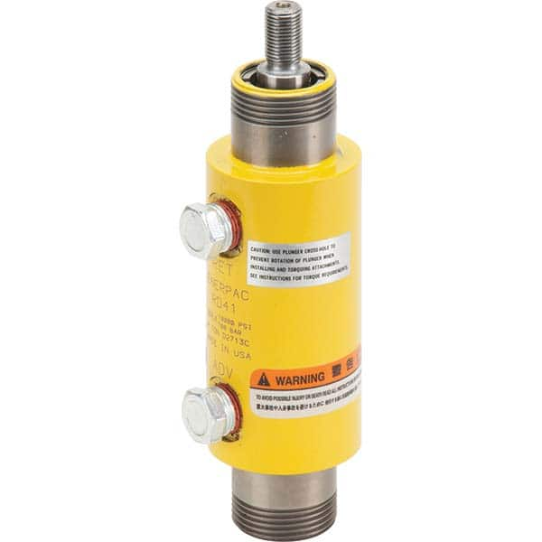 Enerpac - Compact Hydraulic Cylinders Type: Double Acting Mounting Style: Base Mounting Holes - Eagle Tool & Supply