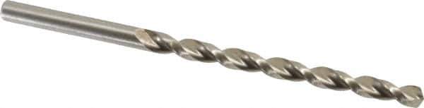 Chicago-Latrobe - #19 135° High Speed Steel Jobber Drill - Bright Finish, Right Hand Cut, Parabolic Flute, Straight Shank, 3-1/4" OAL, Notched Point - Eagle Tool & Supply