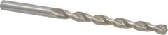 Chicago-Latrobe - Letter F 135° High Speed Steel Jobber Drill - Bright Finish, Right Hand Cut, Parabolic Flute, Straight Shank, 4-1/8" OAL, Notched Point - Eagle Tool & Supply