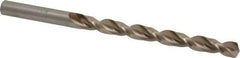 Chicago-Latrobe - Letter G 135° High Speed Steel Jobber Drill - Bright Finish, Right Hand Cut, Parabolic Flute, Straight Shank, 4-1/8" OAL, Notched Point - Eagle Tool & Supply