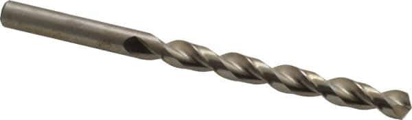 Chicago-Latrobe - Letter L 135° High Speed Steel Jobber Drill - Bright Finish, Right Hand Cut, Parabolic Flute, Straight Shank, 4-1/4" OAL, Notched Point - Eagle Tool & Supply