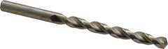 Chicago-Latrobe - Letter L 135° High Speed Steel Jobber Drill - Bright Finish, Right Hand Cut, Parabolic Flute, Straight Shank, 4-1/4" OAL, Notched Point - Eagle Tool & Supply