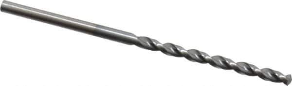 Chicago-Latrobe - 3/32" 135° High Speed Steel Jobber Drill - TiCN Finish, Right Hand Cut, Parabolic Flute, Straight Shank, 2-1/4" OAL, Notched Point - Eagle Tool & Supply