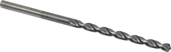 Chicago-Latrobe - 1/8" 135° High Speed Steel Jobber Drill - TiCN Finish, Right Hand Cut, Parabolic Flute, Straight Shank, 2-3/4" OAL, Notched Point - Eagle Tool & Supply
