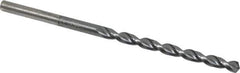 Chicago-Latrobe - 1/8" 135° High Speed Steel Jobber Drill - TiCN Finish, Right Hand Cut, Parabolic Flute, Straight Shank, 2-3/4" OAL, Notched Point - Eagle Tool & Supply