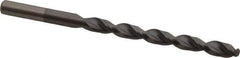 Chicago-Latrobe - Letter E (1/4) 135° High Speed Steel Jobber Drill - TiCN Finish, Right Hand Cut, Parabolic Flute, Straight Shank, 4" OAL, Notched Point - Eagle Tool & Supply