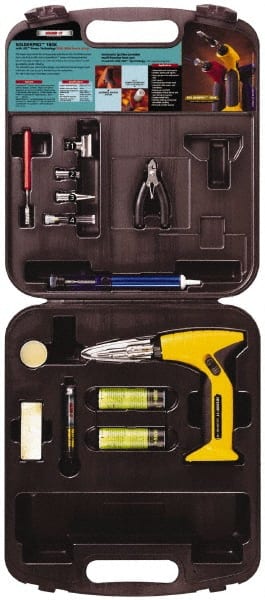 Solder-It - 13 Piece, Butane Multi Function Torch Kit with Liquid Energy Cell - Eagle Tool & Supply