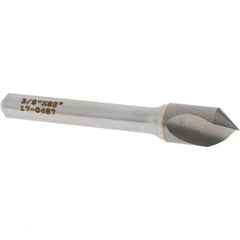 OSG - 3/8" Head Diam, 1/4" Shank Diam, 1 Flute 82° Solid Carbide Countersink - Eagle Tool & Supply