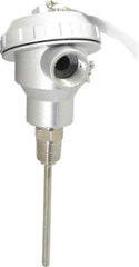 Thermo Electric - -148 to 900°F, 100 OMS Industrial RTD, Thermocouple Probe - 1/2 Inch Hex Mount, 4 Inch Probe Sheath Length, 10 Sec Response Time - Eagle Tool & Supply