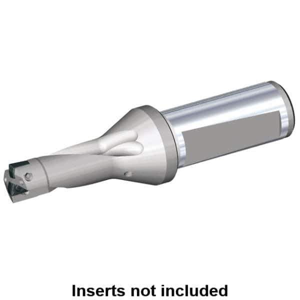 Kennametal - 38mm Max Drill Depth, 2xD, 19mm Diam, Indexable Insert Drill - 2 Inserts, 32mm Shank Diam, Whistle Notch Shank - Eagle Tool & Supply
