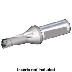 Kennametal - 38mm Max Drill Depth, 2xD, 19mm Diam, Indexable Insert Drill - 2 Inserts, 32mm Shank Diam, Whistle Notch Shank - Eagle Tool & Supply