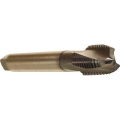 Emuge - 1/2-20 UNF 3 Flute 3BX Modified Bottoming Spiral Flute Tap - Cobalt, TiCN Finish, 3.937" OAL, Right Hand Flute, Right Hand Thread, Series Rekord DF - Eagle Tool & Supply