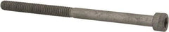 Armor Coat - #8-32 UNC Hex Socket Drive, Socket Cap Screw - Alloy Steel, Armor Coat Finish, Partially Threaded, 2-1/2" Length Under Head - Eagle Tool & Supply