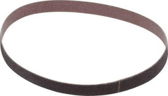 Norton - 3/8" Wide x 13" OAL, 80 Grit, Aluminum Oxide Abrasive Belt - Aluminum Oxide, Medium, Coated, Series R228 - Eagle Tool & Supply