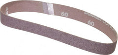 Norton - 1" Wide x 18" OAL, 60 Grit, Aluminum Oxide Abrasive Belt - Aluminum Oxide, Medium, Coated, Series R228 - Eagle Tool & Supply