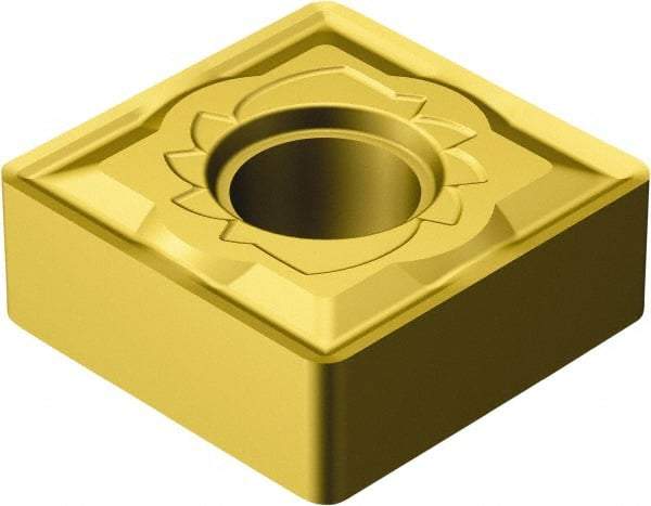 Sandvik Coromant - SNMG434 SM Grade S05F Carbide Turning Insert - 90° Square, 1/2" Inscr Circle, 3/16" Thick, 1/16" Corner Radius - Eagle Tool & Supply