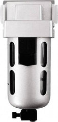 PRO-SOURCE - 3/4" Port, 10.24" High x 3.54" Wide, Heavy-Duty FRL Filter with Polycarbonate Bowl & Manual Drain - 175 SCFM, 145 Max psi, 140°F Max, Modular Connection, Bowl Guard, 5.6 oz Bowl Capacity - Eagle Tool & Supply