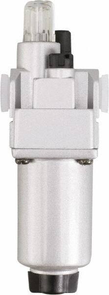 PRO-SOURCE - 1/2" NPT, 290 Max psi Standard Modular Lubricator - Aluminum Bowl, Aluminum Die Cast Body, 200 CFM, 140°F Max Temp, 2-3/4" Wide x 9.45" High - Eagle Tool & Supply
