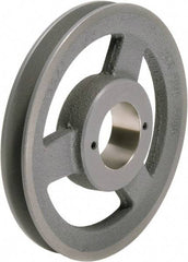 TB Wood's - 1 Groove, 1/2 to 1-1/2 Bore Diam, 8-1/4" Outside Diam, QD Bushed V Belt Sheave - 7.5 A Diam Belt Pitch - Eagle Tool & Supply