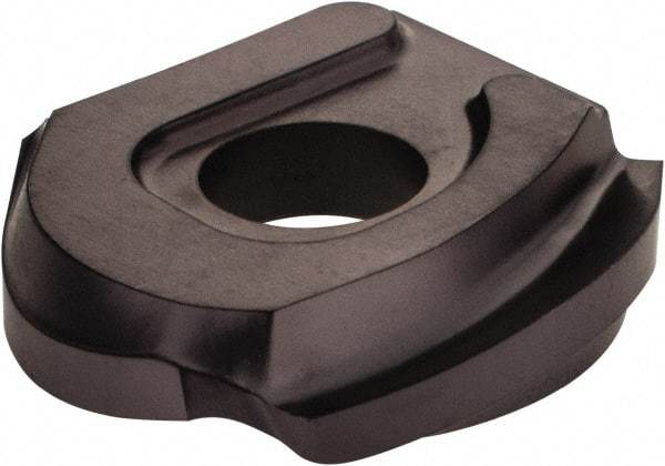 Iscar - HCRD1.0 QP Grade IC928 Carbide Milling Insert - TiAlN Finish, 0.212" Thick, 1" Inscribed Circle, 1/2" Corner Radius - Eagle Tool & Supply