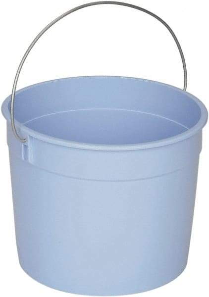 Ability One - 5 Qt, Plastic Round Blue Single Pail - Handle Included - Eagle Tool & Supply