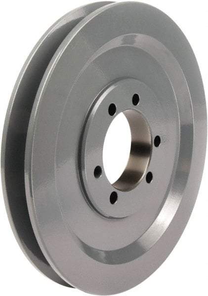 TB Wood's - 1 Groove, 1/2 to 1-15/16 Bore Diam, 8.95" Outside Diam, QD Bushed V Belt Sheave - 8.2 A Diam Belt Pitch - Eagle Tool & Supply