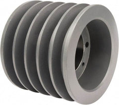 TB Wood's - 5 Groove, 1/2 to 2-15/16 Bore Diam, 7.9" Outside Diam, QD Bushed V Belt Sheave - 7.50 C Diam Belt Pitch - Eagle Tool & Supply